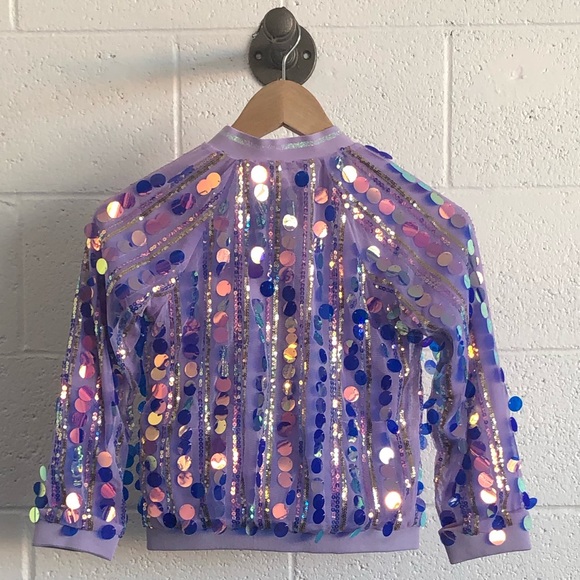 MORE THAN MAGIC 🎯 Long Sleeve Sequins Zip Jacket - Picture 3 of 7